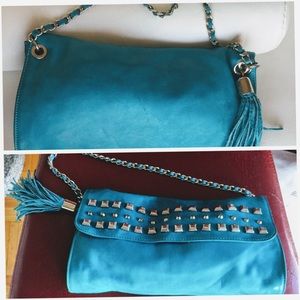 POP CORN MILANO NWOT Italian Leather studded purse